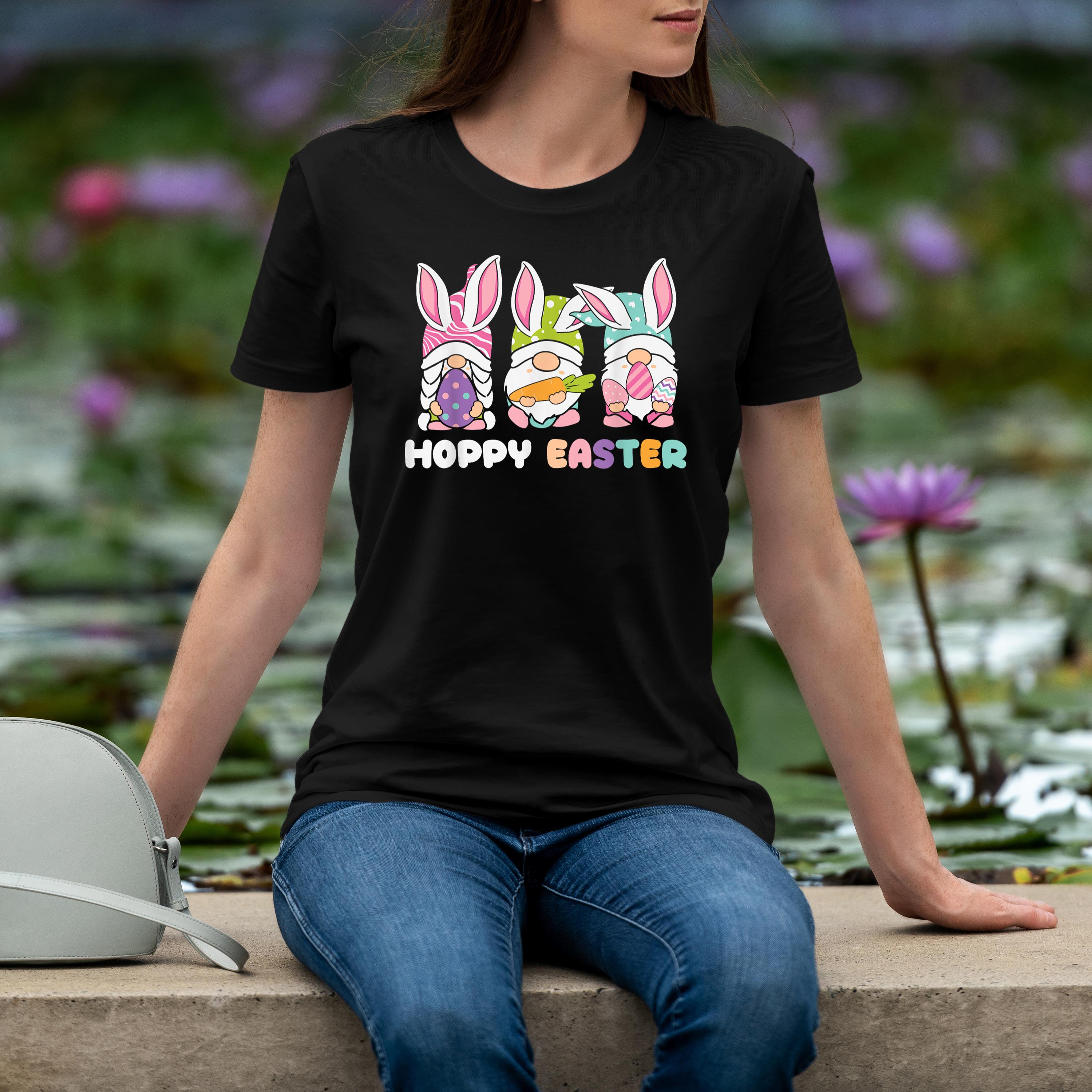 Gnome Easter Shirt Women Easter Outfit Easter Girls Shirt 